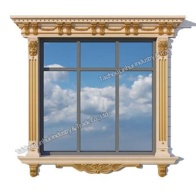 China GRC Modern Decorative Concrete Cement Plastic Window Sash Molding Mold for sale