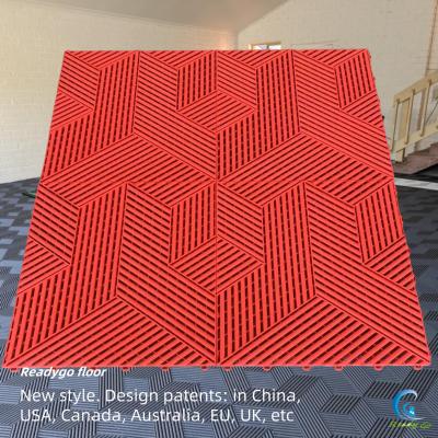 China Durable Waterproof Epoxy garage floor Tiles for Long Term Protection for sale