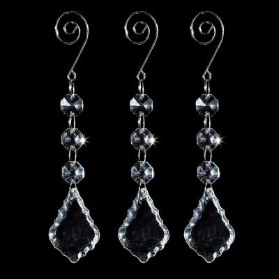 China Pendant Decor Hanging Chain Crystal Suncatcher Chandelier Drop Prism Ornament Home Party Creative Wedding for sale