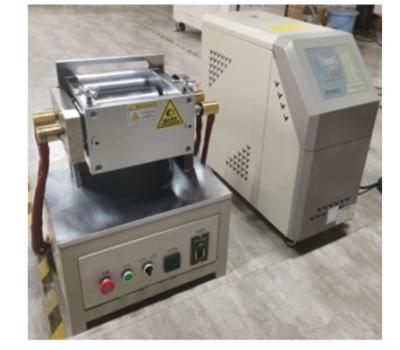 China 150mm Electric Oil Heated Roller Press Horizontal Machine For Battery Electrode for sale