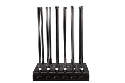 China High quality 12 antennas jammer,blocking 2G,3G,4G,5G,GPSL1,WIFI ,cover range up to 150m for sale