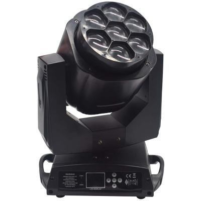 China Mini Bee Eye K5 Dot Control Beam Wash Zoom 4in1 RGBW DMX Moving Head B-eye 7pcs 15w LED Party Light For Stage DJ for sale