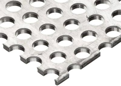 China 5mm Thickness Perforated Metal Mesh Sheet Big Opening Flat for sale
