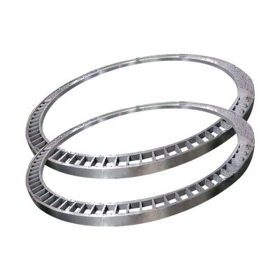China Large Metallurgical Custom Grinding Ring Gear Mill Rotary Furnace Casting High Speed Ring Ball Mill Rotating Ring Gear for sale