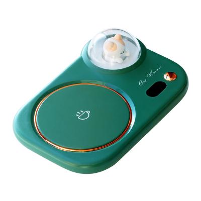 China 20W 3 Speed Viable Smart Cup Heat Mat Keep Drink Heater Heater Coaster Pad Warmer Pad For Coffee Milk Tea for sale