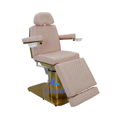China Modern LIKANG wholesale full beautiful designs facial bed electric beauty salon beauty massage bed for sale
