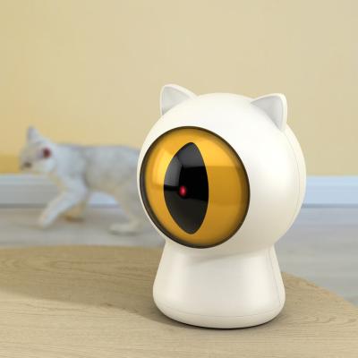 China Automatic Cat Laser Toy Automatic toy Pointer Indoor cat/dog/puppy interactive Pointer toy Lovely cat shape Interact with manual mode for sale