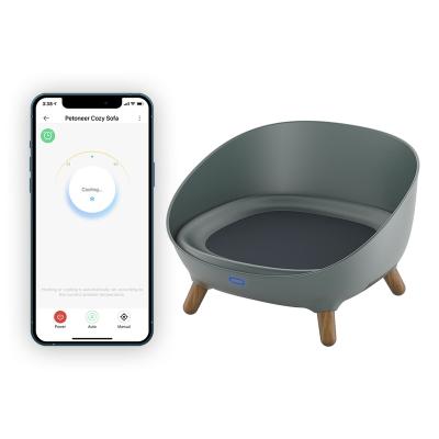 China Removable Cover 2023 New Style Hybrid Cooling and Heating pet beds radiator Dog couch bed Dog Nest Large Rectangle Pet Bed for sale