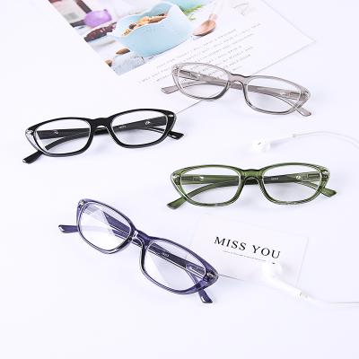 China Latest Retro Classic Fashion Design Fashion Cat Eye Reading Glasses For Plastic Women for sale