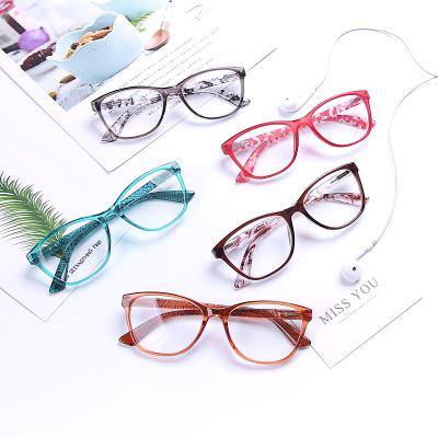 China 2021 Fashion Good Sale New Arrival Blue Light Anti Blocking Plastic Reading Glasses For Women Men for sale