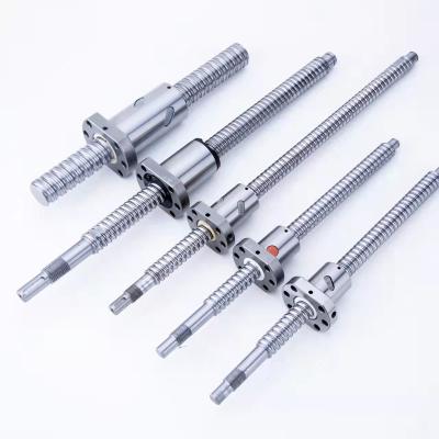 China Construction works High Quality Cheap Price No 2005 10mm With Single Nut Ball Screw Sfu5020 Sfu5010 Sfu5005 Sfu4020 Sfu4010 Sfu4005 Ball Screw for sale