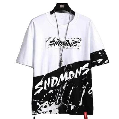 China Smooth Anti-pilling To Touch Material Black Printing T Shirts For Kids Boys for sale