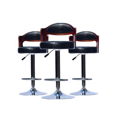 China Furniture Factory Modern Low Black Bar Stool for sale