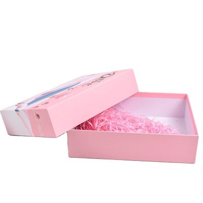 China Handmade Stock Top Quality Big Pink Rose Chocolate Candy Gift Box Nut Gift Box Cardboard for sale