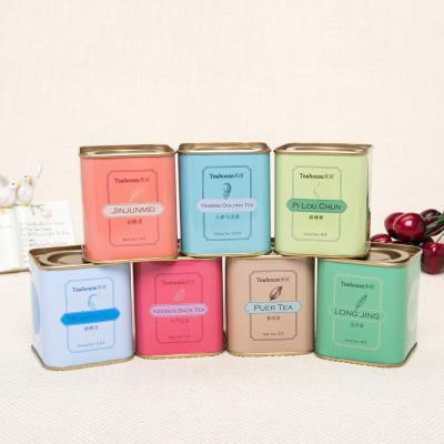 China Recycled Materials Adjust Shape Color Tea Tin Box Custom Metal Tin Can For Coffee for sale