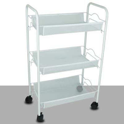 China 3-Layer Stocked Storage Rack Metal Storage Shelf Household Storage And Sorting Debris for sale