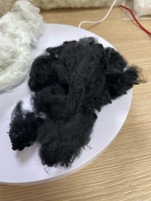 China Polyester staple fiber 0.7D×32mm, Synthetic Textile Fiber for High Shrinkage Resistance in Textile Manufacturing for sale