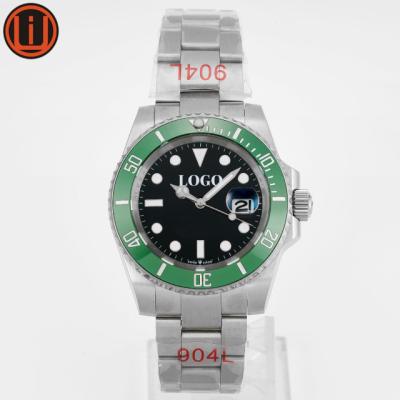 China Free Shipping Auto Date Customized 2813 Luxury 3A Wrist 40mm Steel Automatic Movement 904L Men's Watches SUB for sale