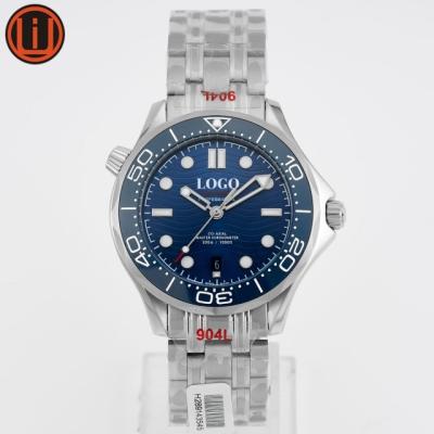 China Free Shipping Auto Date Customized 2813 Luxury 3A Wrist 43mm Steel Automatic Movement 904L Men's Watches for sale