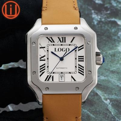 China Free Shipping Luxury Mens Automatic Date Watch 3A Quality 2813 Movement Stainless Steel Mechanical Watches for sale