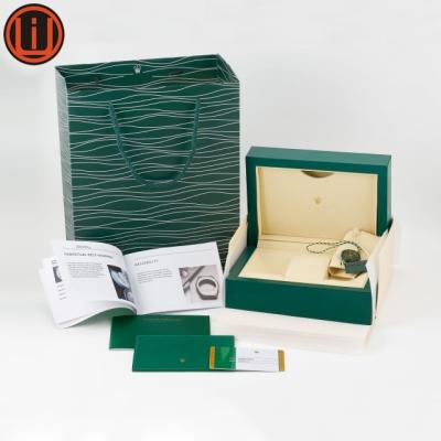China Factory Hot Selling Products Factory Wooden Supplier High Quality Stock Packaging Rolexables Green Watch Boxes for sale