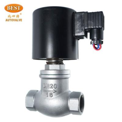 China General ZQDF-B stainless steel 2/2 Way Step-by-Step Direct Acting Pilot Piston Threaded Solenoid Valve for sale