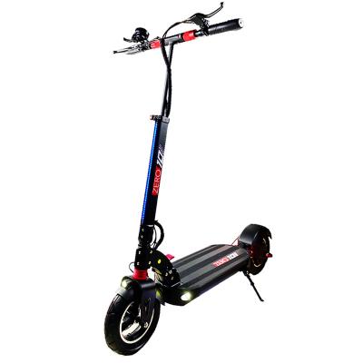 China Original VAT Zero10 52V 13Ah Unisex Free Max Speed 50km/h 1000W Motor 10inch Shape Foldable Adult Electric Scooter Free Shipping for sale