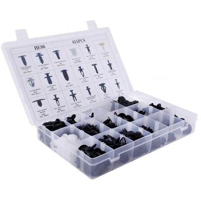 China Durable 415pcs 18 kinds universal auto body plastic Bumper clips kit Push Pin Rivet Trim Panel Replacement parts for car for sale