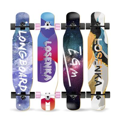 China Big Long Board Street Street Four Wheel Board Skateboard Adult Girl Beginners Source Manufacturers for sale
