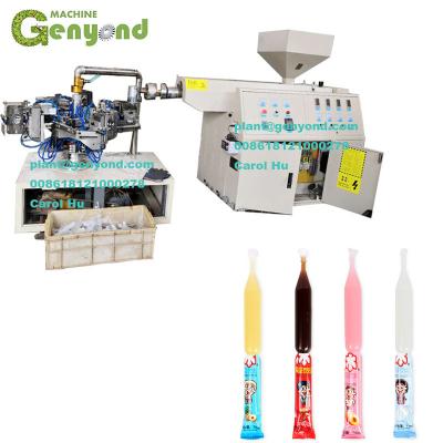 China Best Tube Ice Stick Lollipop Jelly Popsicle Popsicle Soft Selling Products Hot Chinese Fruit Shape Plastic Ice Pop Tube Making Machine for sale