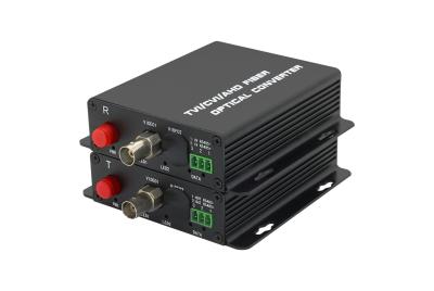中国 1つのチャネルTVI/CVI/AHD 1080p/720P RS485データ繊維のビデオ コンバーター 販売のため