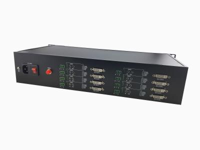 中国 8チャネル解除されていないDVIは繊維のコンバーターにビデオを+ 8 CH RS232+ 8チャネルの音声進めます 販売のため