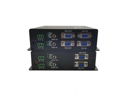 China 4 CH1080P/60Hz VGA fiber Optic Converter /Uncompressed to Fiber Video Transmission+data,Available OEM/ODM for sale