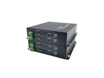 Cina ricetrasmettitore a fibra ottica del convertitore di 2-Ch 1080P HDMI con l'audio riempitivo esterno in vendita
