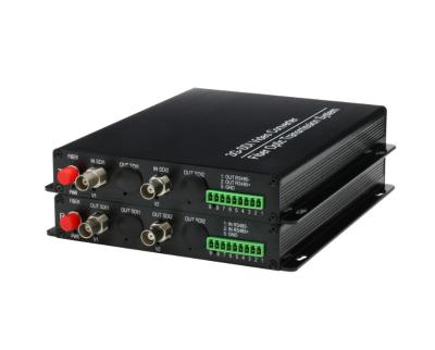 Κίνα 2 ο μπροστινός 1080P/30Hz HDSDI τηλεοπτικός μετατροπέας καναλιών ενσωμάτωσε την ακουστική λειτουργία με τα αντίστροφα RS485 στοιχεία 1Ch προς πώληση