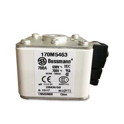 China LOW VOLTAGE LV High Speed Ceramic Fuse Links New Original 700A 690V 170M5463 Cooper Bussmann Fuse Link for sale