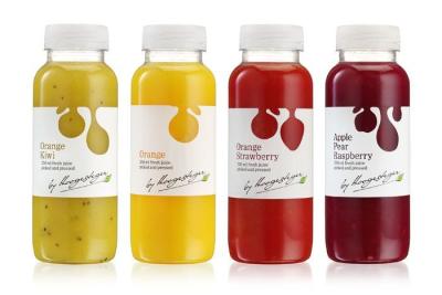 China Customizable Glossy Bottle Label Waterproof Beverage Label Printing for sale