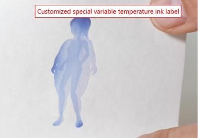 China Special ink labels disappear in heat for sale