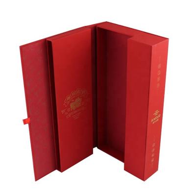 China Red Paperboard Creative Packaging Box Custom Christmas Gift Boxes for sale