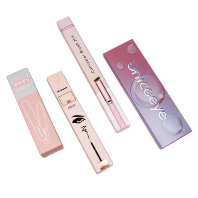 China Personalized Makeup Paper Boxes Desigh Mascara Packaging Box For Retail Wholesale Small Package for sale