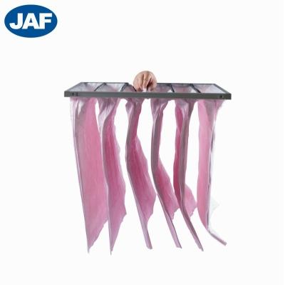 China Air Conditioning Fresh Air System Home Replaceable Middle Bag Central Air Conditioner Filters for sale