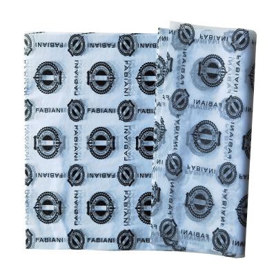 China Moisture Proof Custom Design Logo Printed Gift Tissue Tissue Paper , Garment Wrapping Paper 17-28GSM for sale