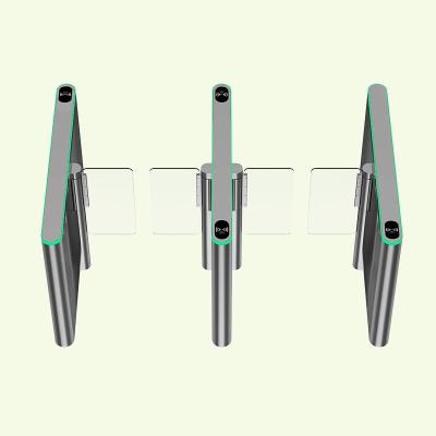 China 304 Stainless Steel Full Automatic Height Optical Speed Gate Barrier Swing Arm Turnstile for sale
