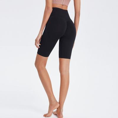 China Wholesale Breathable Biker Shorts Summer Yoga Shorts Women Yoga Tights Gym Seamless Quick Dry Stretchy Shorts For Girls for sale