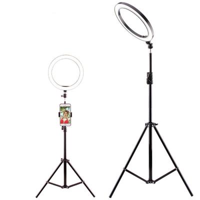 China Wholesale 360 Color Tempurate Adjustable Rotation Led Phone Selfie Ring Fill Light With Tripod Stand 6inch 10inch Led Ring Light for sale