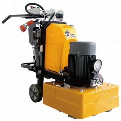 China Construction works JS 580 Handheld Square Head Concrete Floor Grinding And Polishing Machine Marble Epoxy Grinder for sale