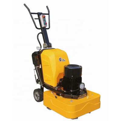 China Construction works JS 780 Heavy Duty Hand Push 4 Disc Construction Use Terrazzo Polishing Concrete Floor Grinder for sale
