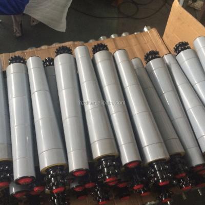 China Double Chain Driving Curved Roller Conveyor 2523 Series Bevel Gear Conveyor Roller For Curve Conveyor for sale