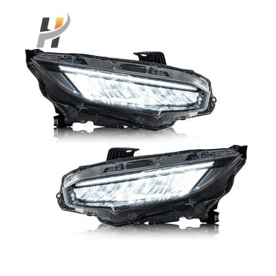 China Wholesale Price Car Auto Parts Lighting Systems Auto Headlight Assembly For Honda Civic 2016-2021 10th Civic for sale