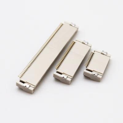 Κίνα Σύνδεσμος FPC/FFC 0,5 mm διάταξη εμπρόσθιας πρίζας πίσω κλειδαριά Ευέλικτο ύψος πρίζας σειράς 2.0 mm 4/12/40/60P προς πώληση